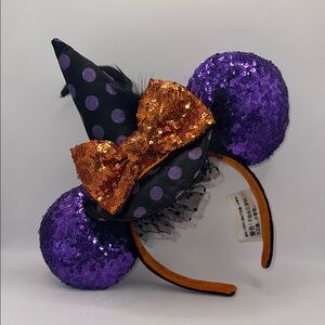 Witch hat Halloween Minnie Mouse ears